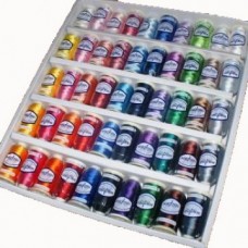 Pack of 50 Popular Embroidery Threads